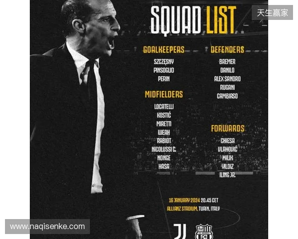 尤文vs萨索洛名单:伊尔迪兹,图拉姆领衔;弗拉霍维奇复出 尤文vs萨索洛名单:伊尔迪兹,图拉姆领衔;弗拉霍维奇复出